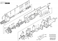 Bosch 0 602 HF0 018 GR.65 Hf Straight Grinder Spare Parts